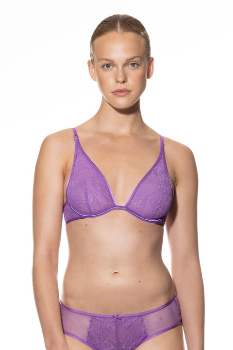 Triangle underwired bra Serie Fabulous Front View | mey®