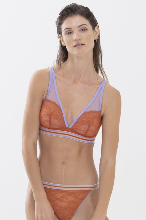 Triangle bra Cinnamon Serie Poetry Style Front View | mey®
