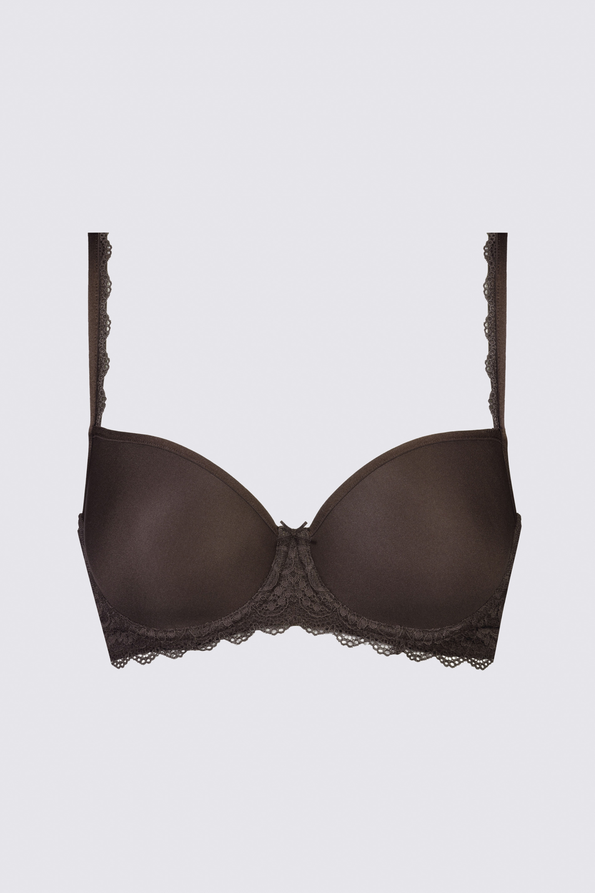 Spacer bra | Half Cup Liquorice Brown Serie Amorous Cut Out | mey®