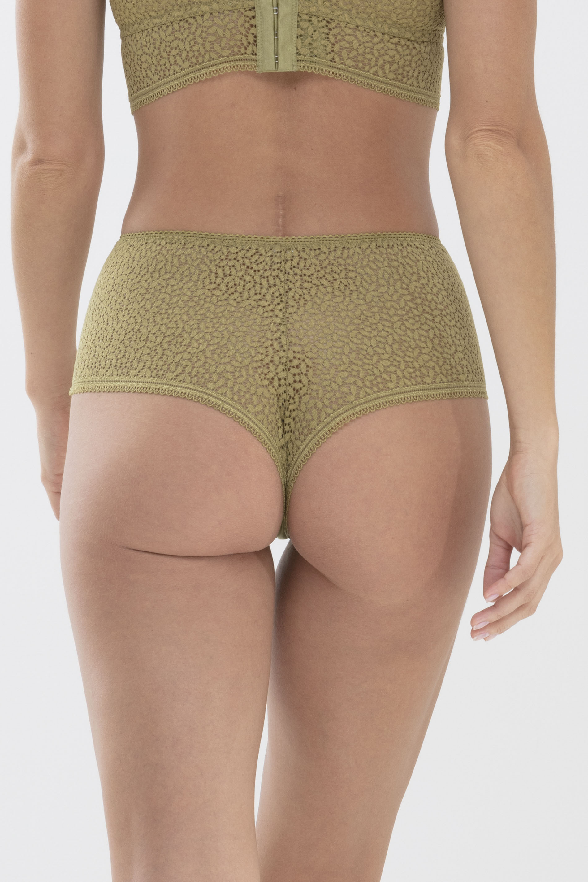 String briefs Tuscan Green Serie Incredible Rear View | mey®