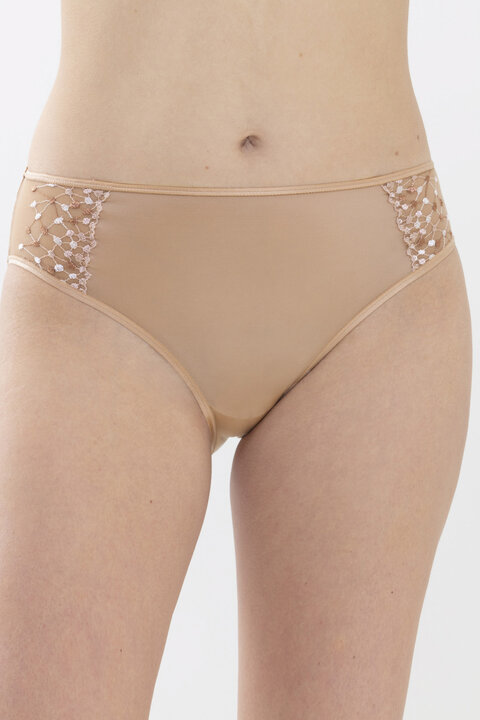 American Pants Cream Tan Serie Modern Joan Front View | mey®