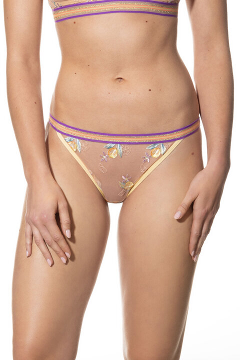 Thong Serie Poetry Lemon Front View | mey®