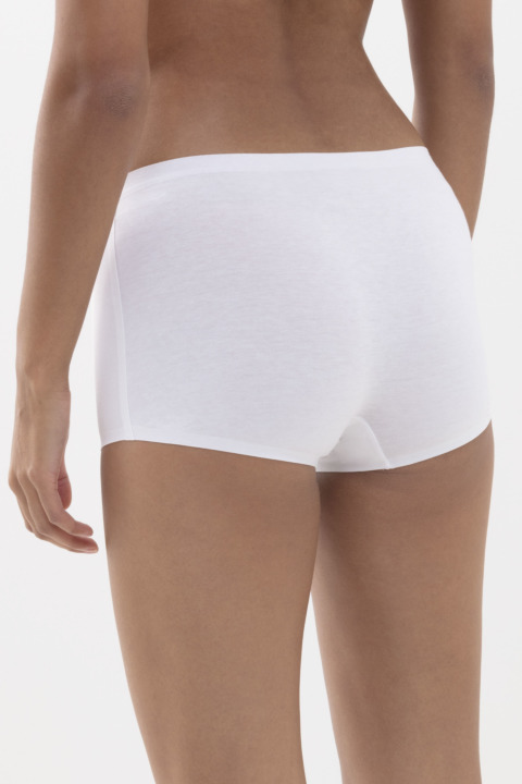 Shorts White Serie Natural Second me Front View | mey®
