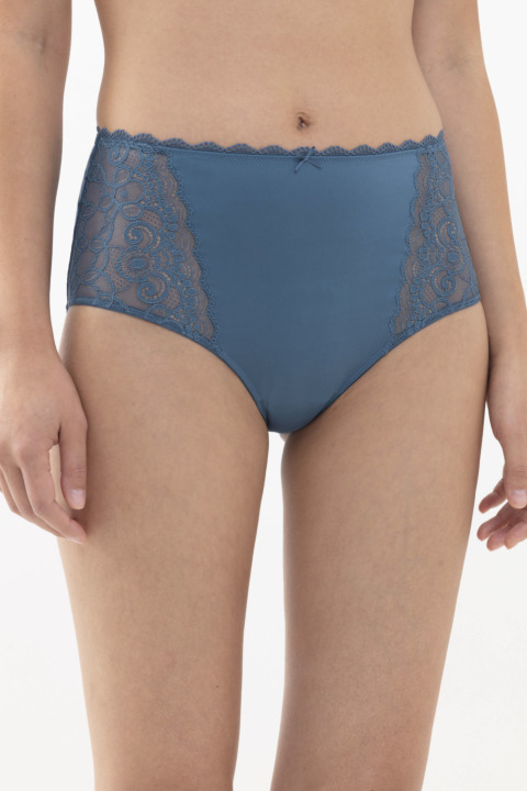 High-cut brief Galactic Blue Serie Amorous Front View | mey®