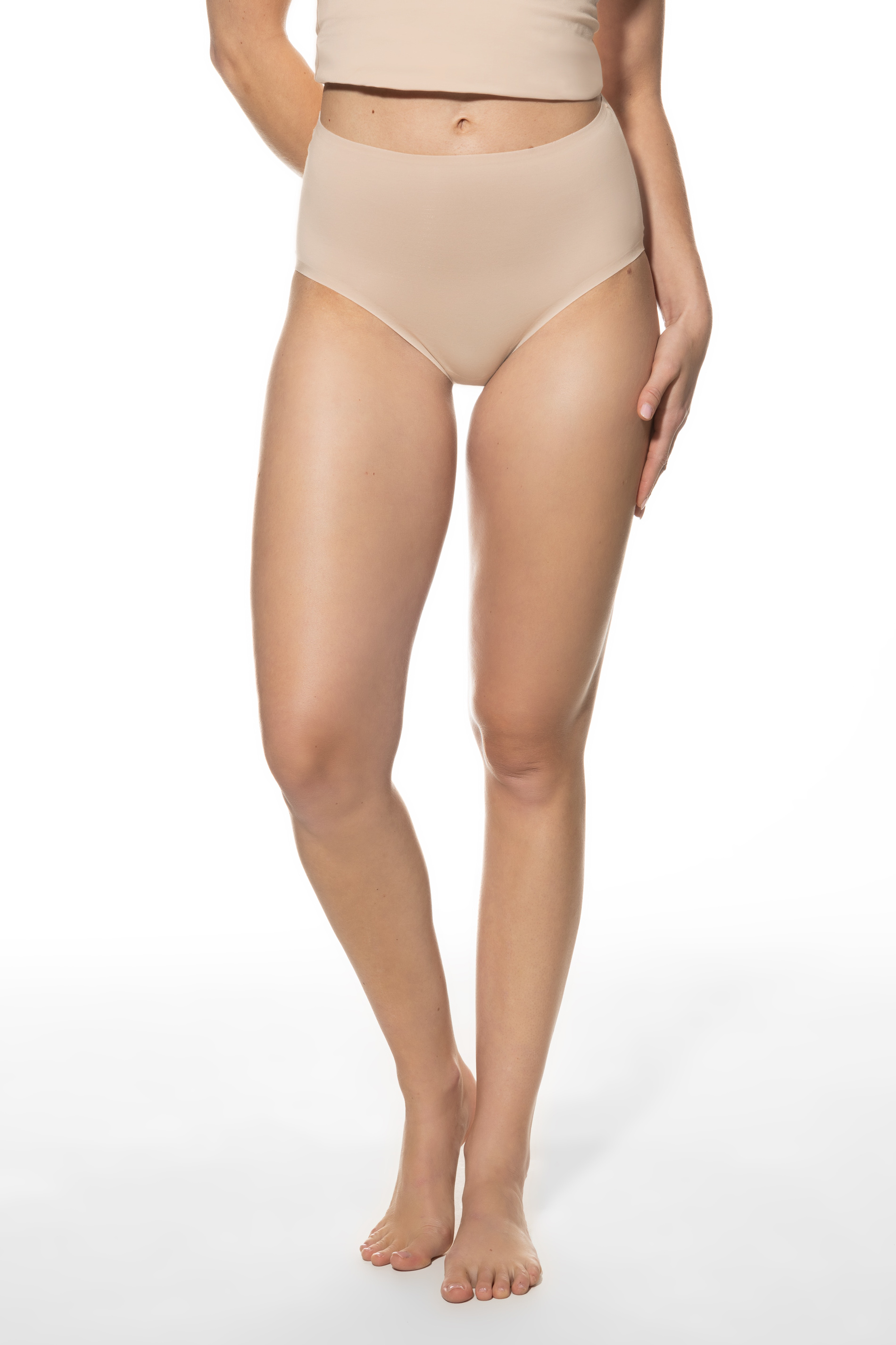 High-waisted briefs Serie Pure Second Me Front View | mey®