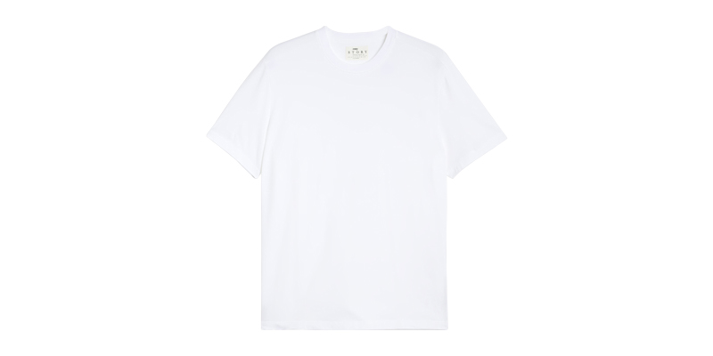 Weißes Crew Neck Shirt von meystory | mey®