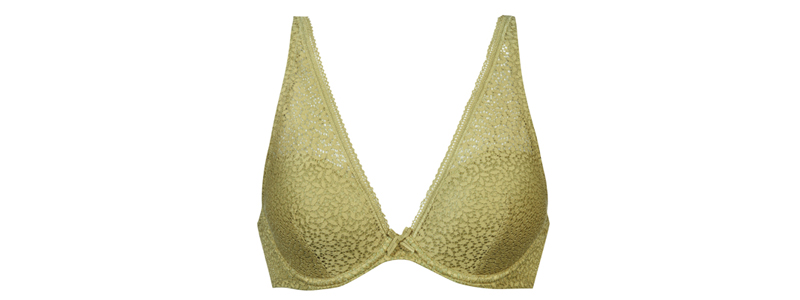 Longline-Bra Serie Incredible in the colour tuscan green | mey®