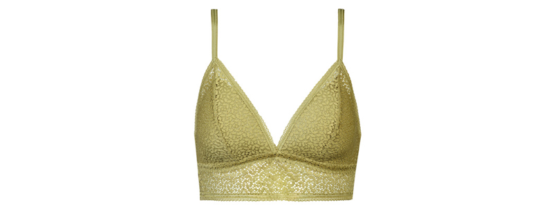 Longline bra Serie Incredible in the colour tuscan green | mey®