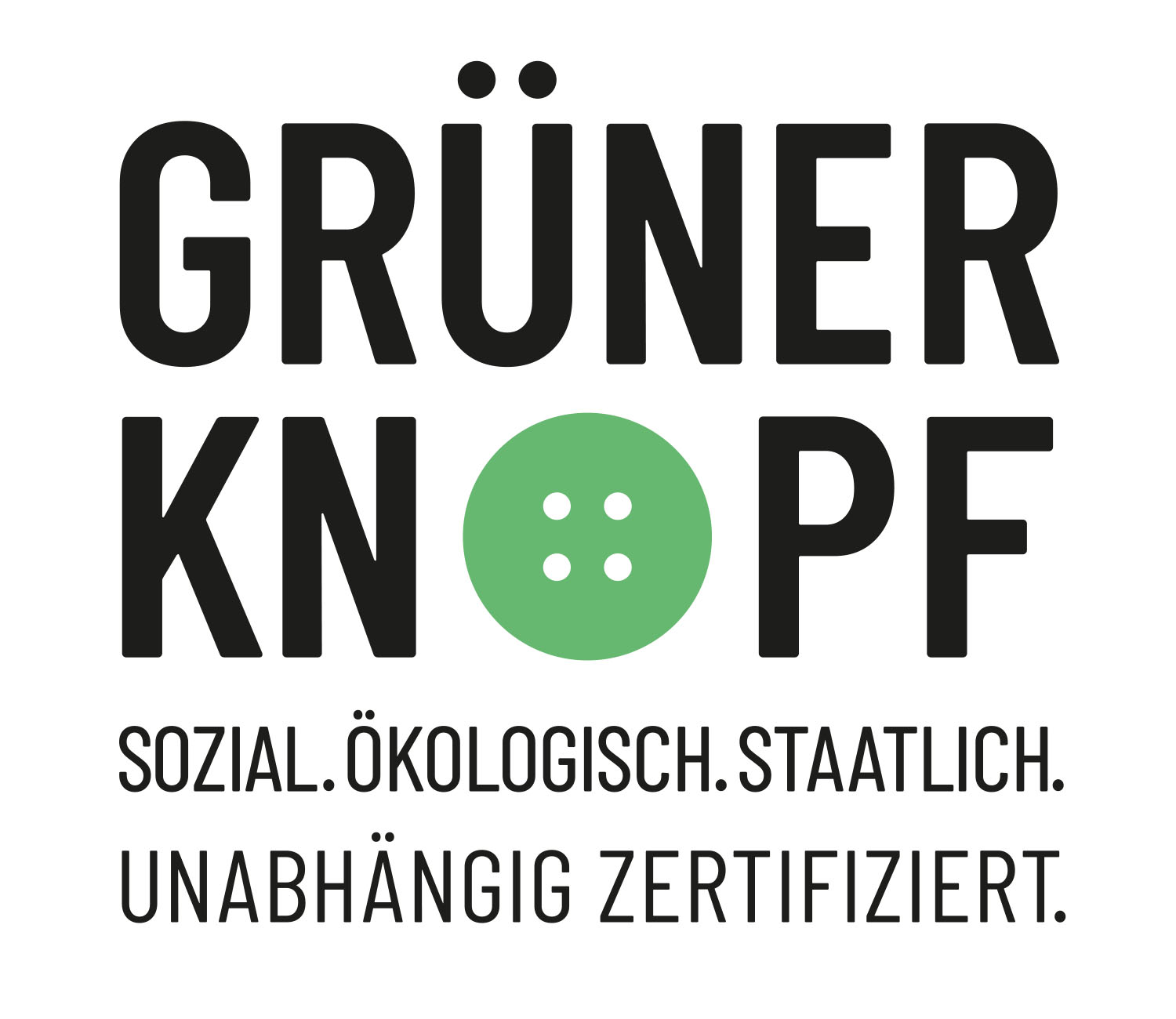 Label van de certificering met de Duitse 'Grüner Knopf' | mey®