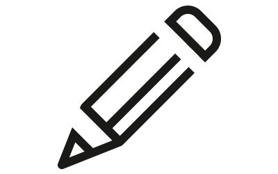 Icon Stift für das Design in der Produktionskette