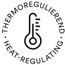 Icon für thermoregulierend, Thermometer mit Temperatur-Skala | mey® 