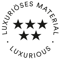 symbool voor luxe materiaal: vijf sterren in twee rijen | mey® 