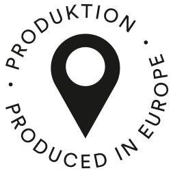 Symbool voor productie in Europa, pinpoint | mey®