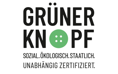 Symbool: certificeringslabel Grüner Knopf | mey®