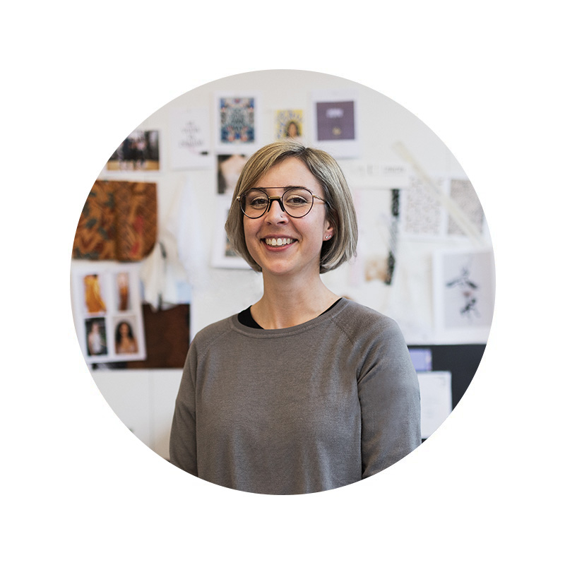 Mitarbeiter Portrait von Miriam Bossert in der Design-Abteilung | mey®