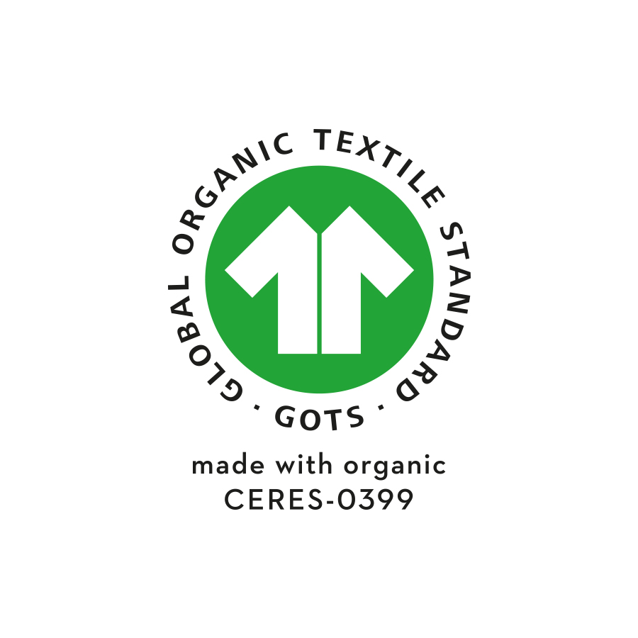 Certification seal from GOTS for the Superfine Organic and RE:THINK series | mey®