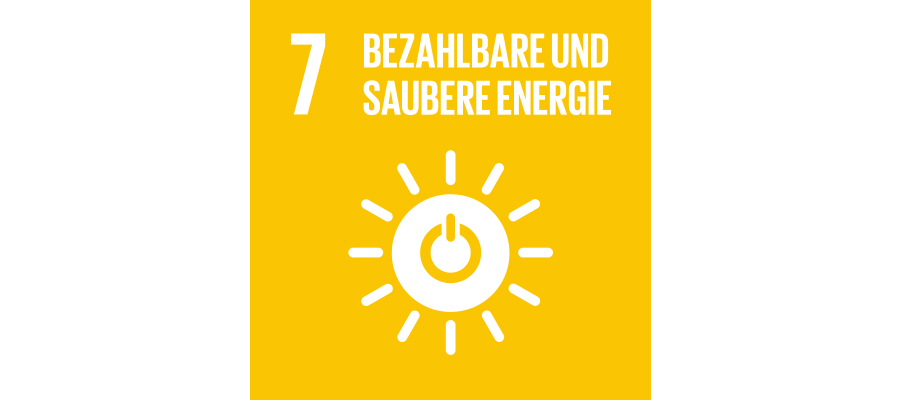 Icon SDG Nr. 7 bezahlbare und saubere Energie | mey®