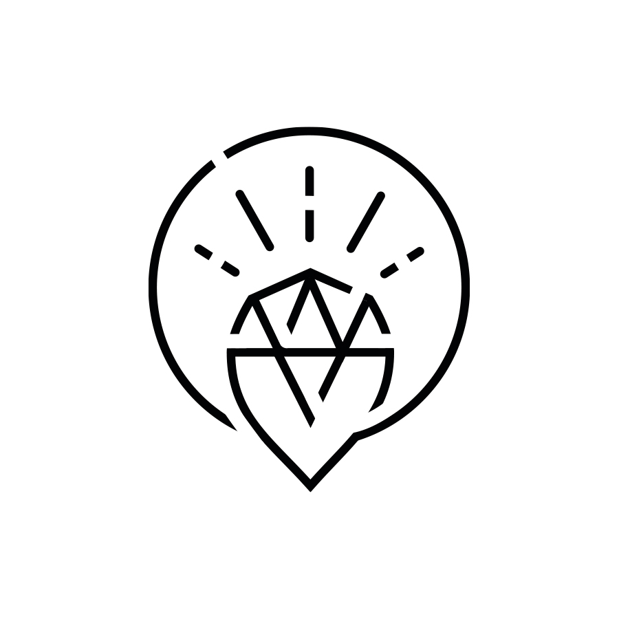 Icon Leitbild Werte, strahlender Diamant | mey®