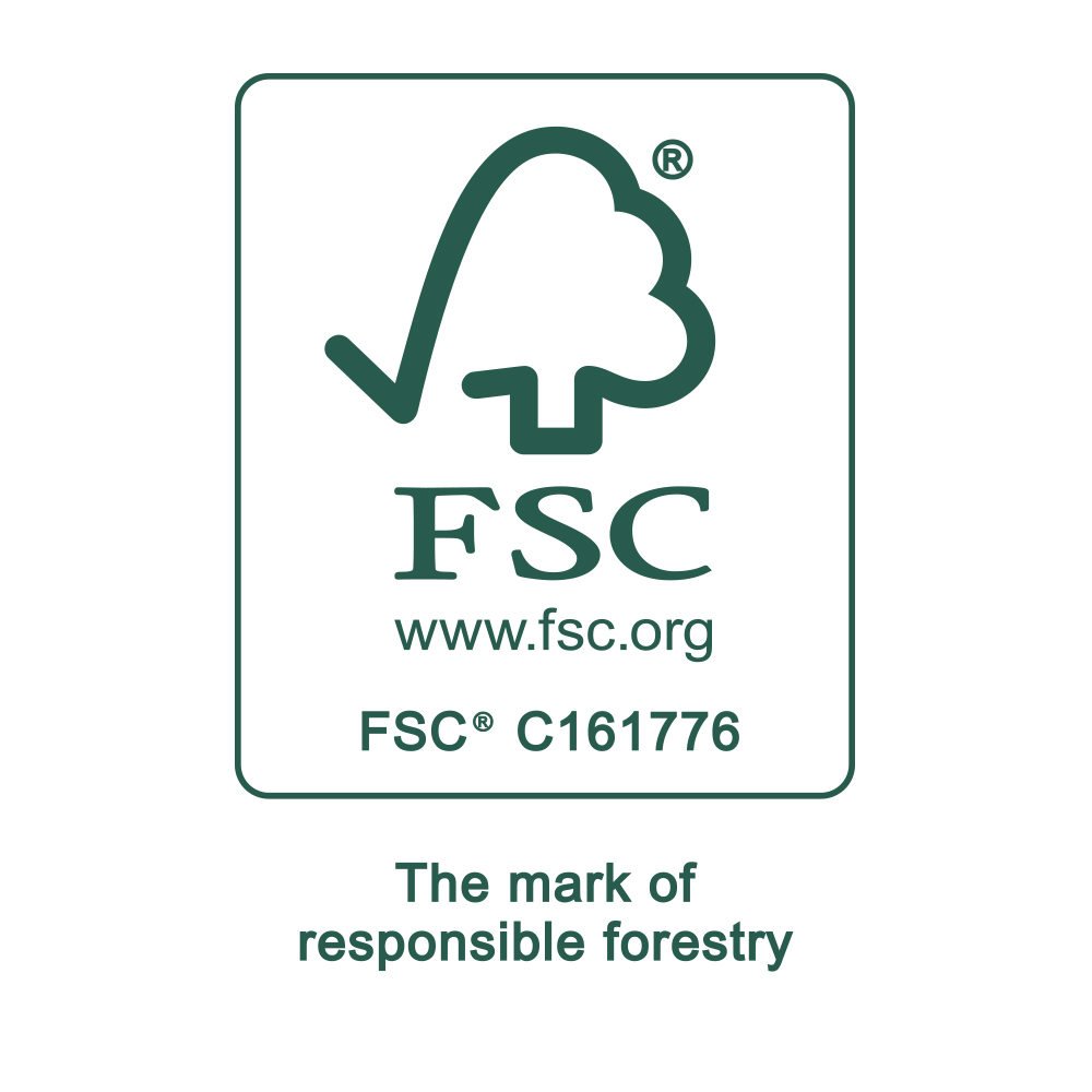 Label van de certificering met FSC® | mey®