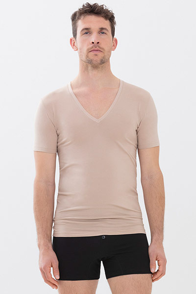 V Neck Shirt der Serie Business Class in der Farbe Light Skin | mey®
