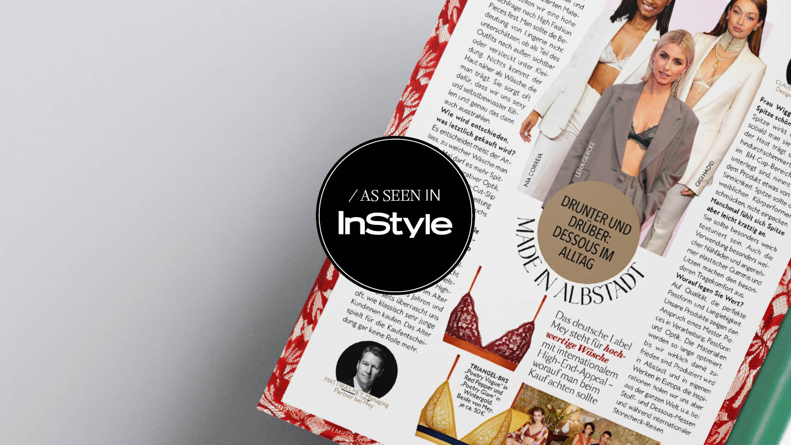 As seen in InStyle | mey®