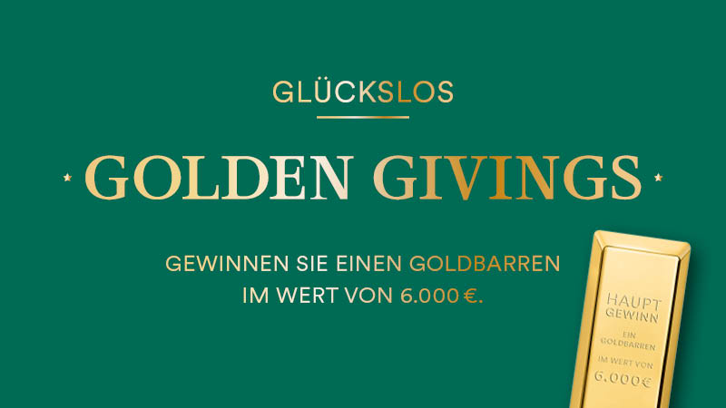 Golden Givings - Gewinnen Sie einen Goldbarren im Wert von 6.000€ | mey®